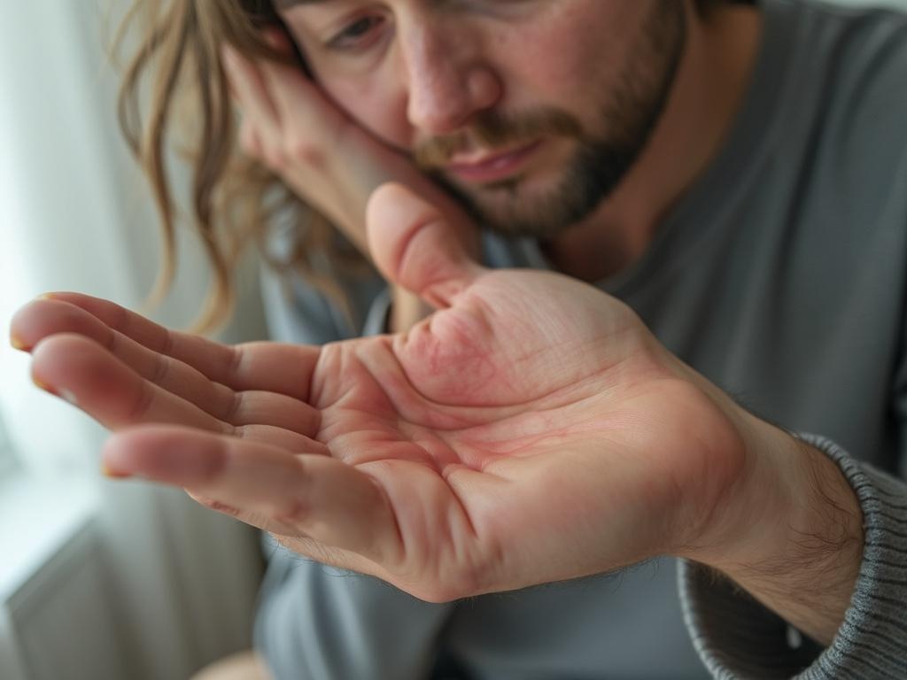 Main droite qui gratte : signification, causes et solutions