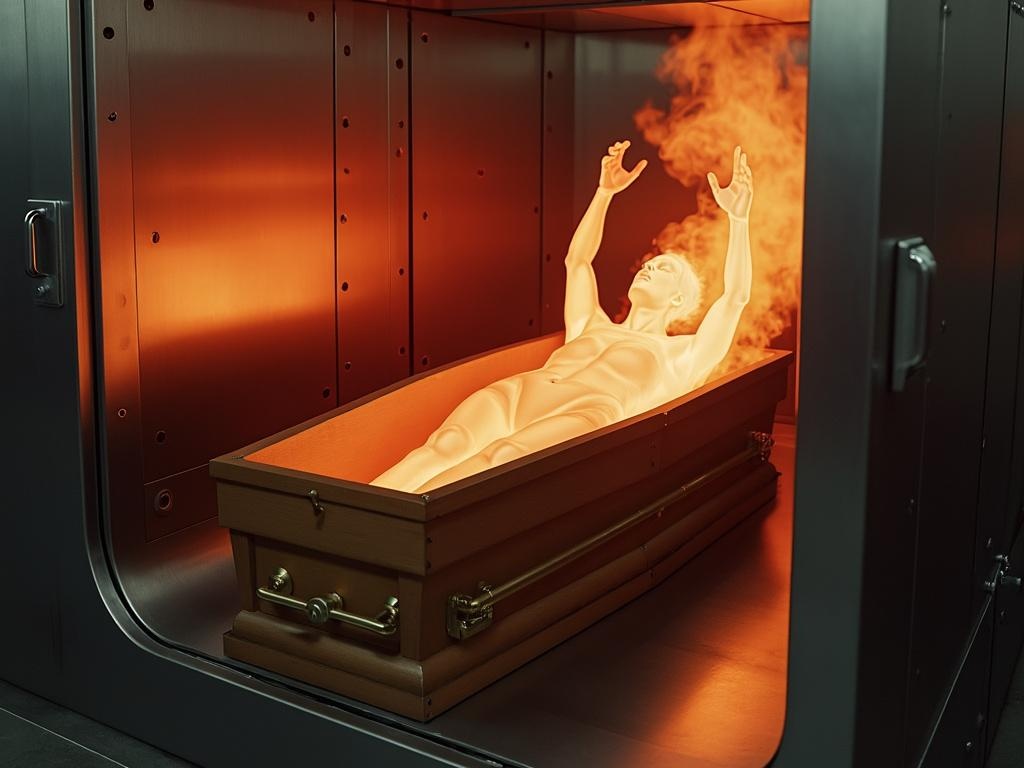 cremation corps se souleve