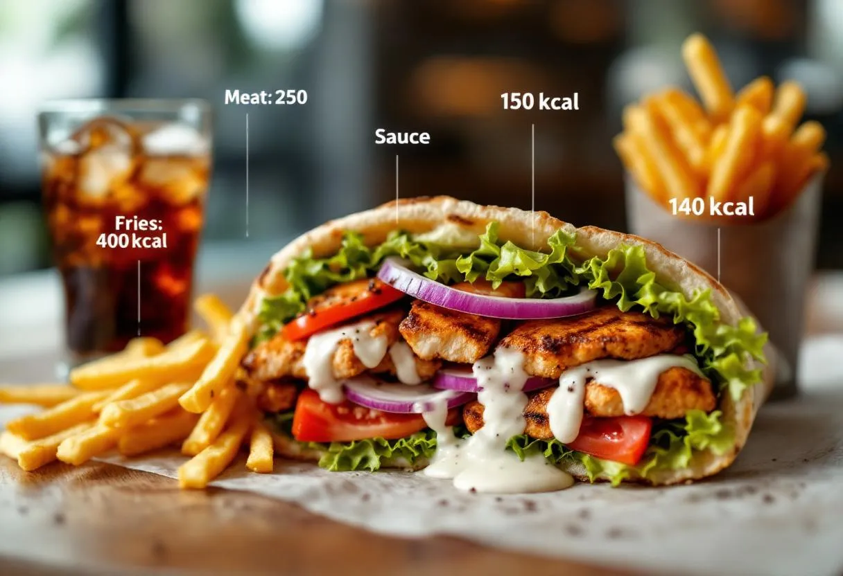 Kebab calories : valeurs, comparatifs et conseils santé