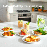 régime ventre plat en 4 jours menu