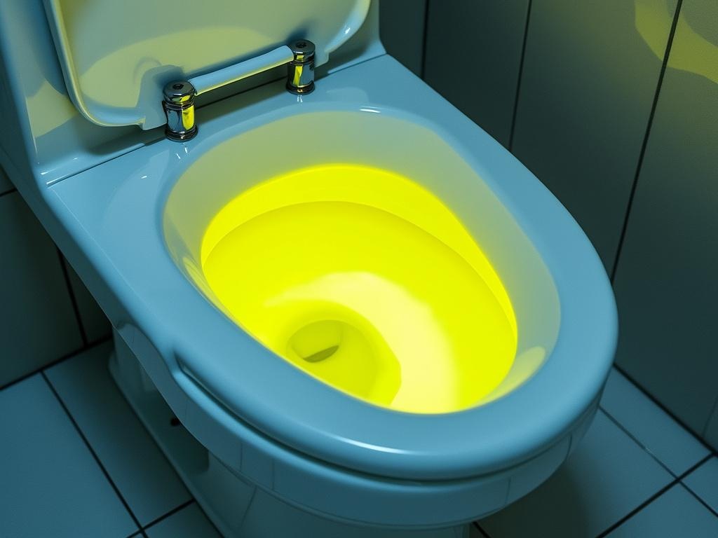 urine jaune fluo