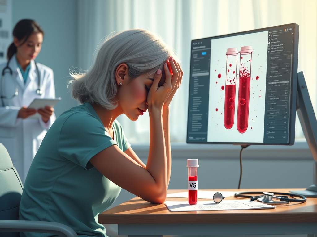 vitesse de sédimentation élevée et fatigue